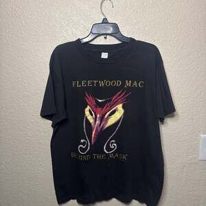 Vintage 1990 Fleetwood Mac Behind The Mask Tour Shirt. Size XL.  Single Stitch